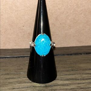 Sterling Blue Ring